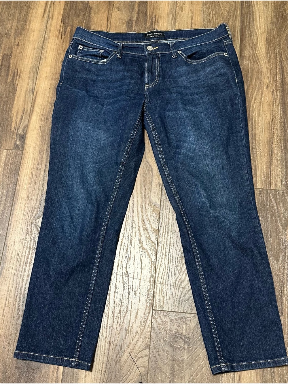 Banana Republic Denim Jeans Women's 28 / 6 Petite Dark Girlfriend  5 Pockets
